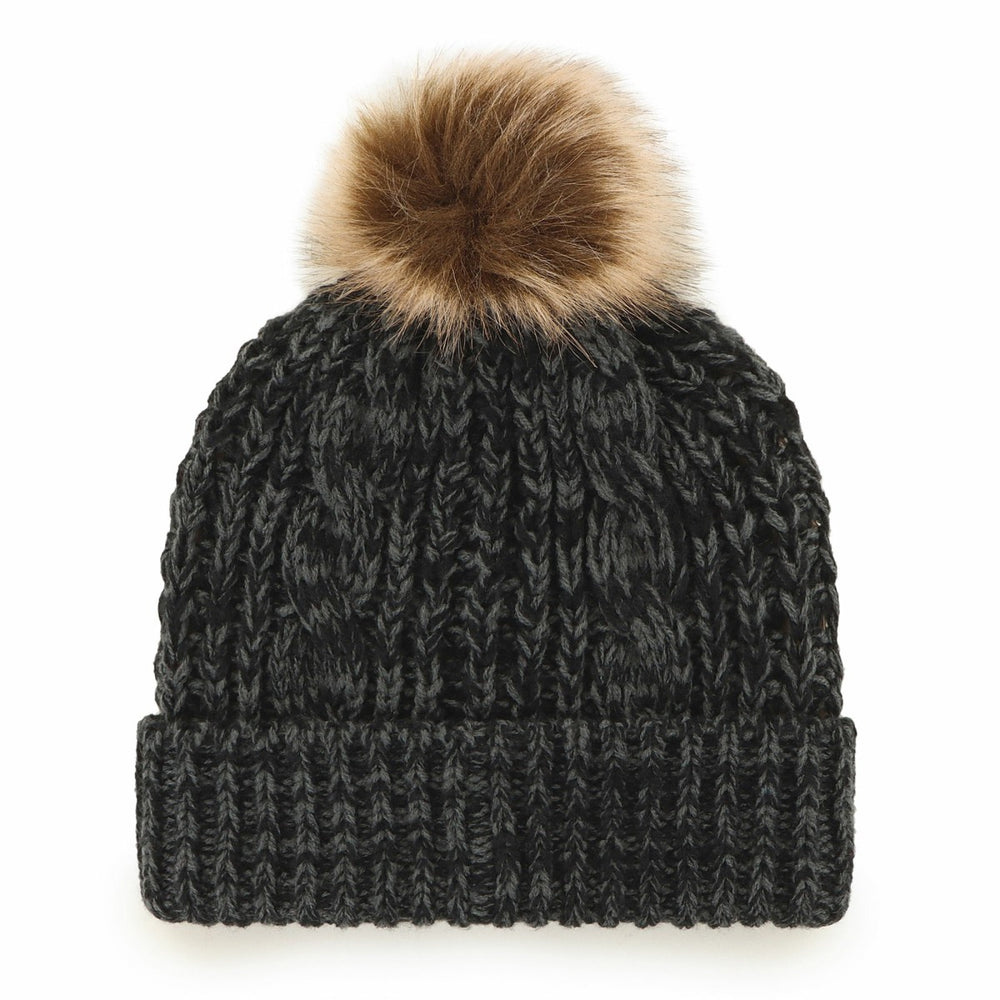 47 brand - Miami Heat '47 Women's Meeko Cuffed Knit Hat with Pom - Black