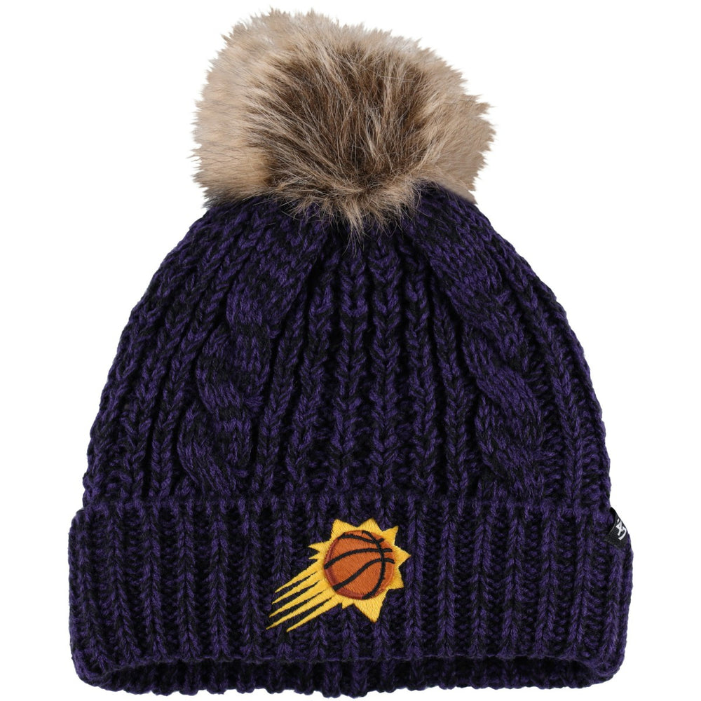 47 brand - Phoenix Suns '47 Women's Meeko Cuffed Knit Hat with Pom - Purple