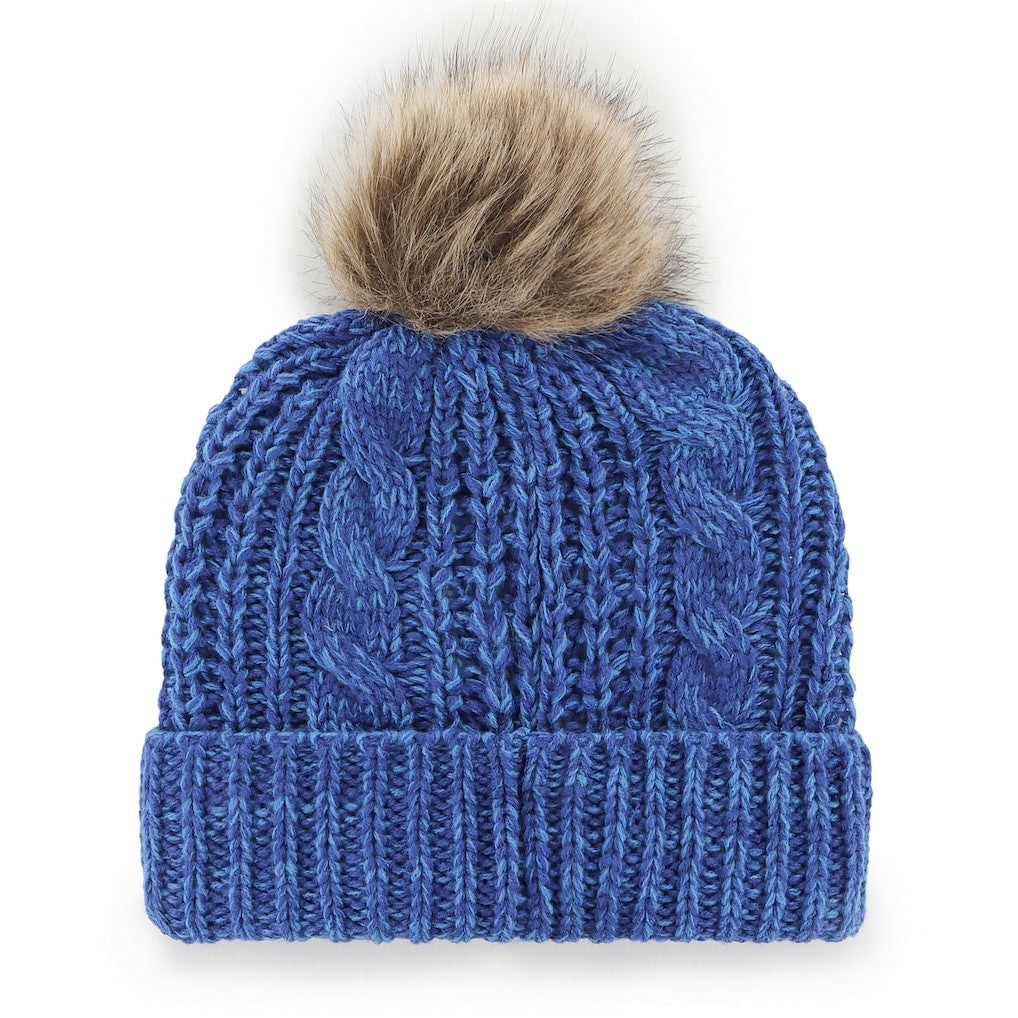 47 brand - Detroit Pistons '47 Women's Meeko Cuffed Knit Hat with Pom - Royal