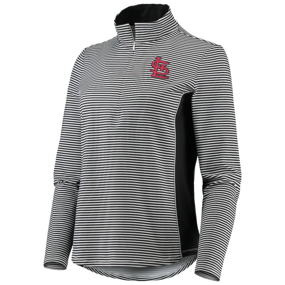 St. Louis Cardinals Tommy Bahama Women's Aubrey Stripe Block IslandZone Half-Zip Jacket Online