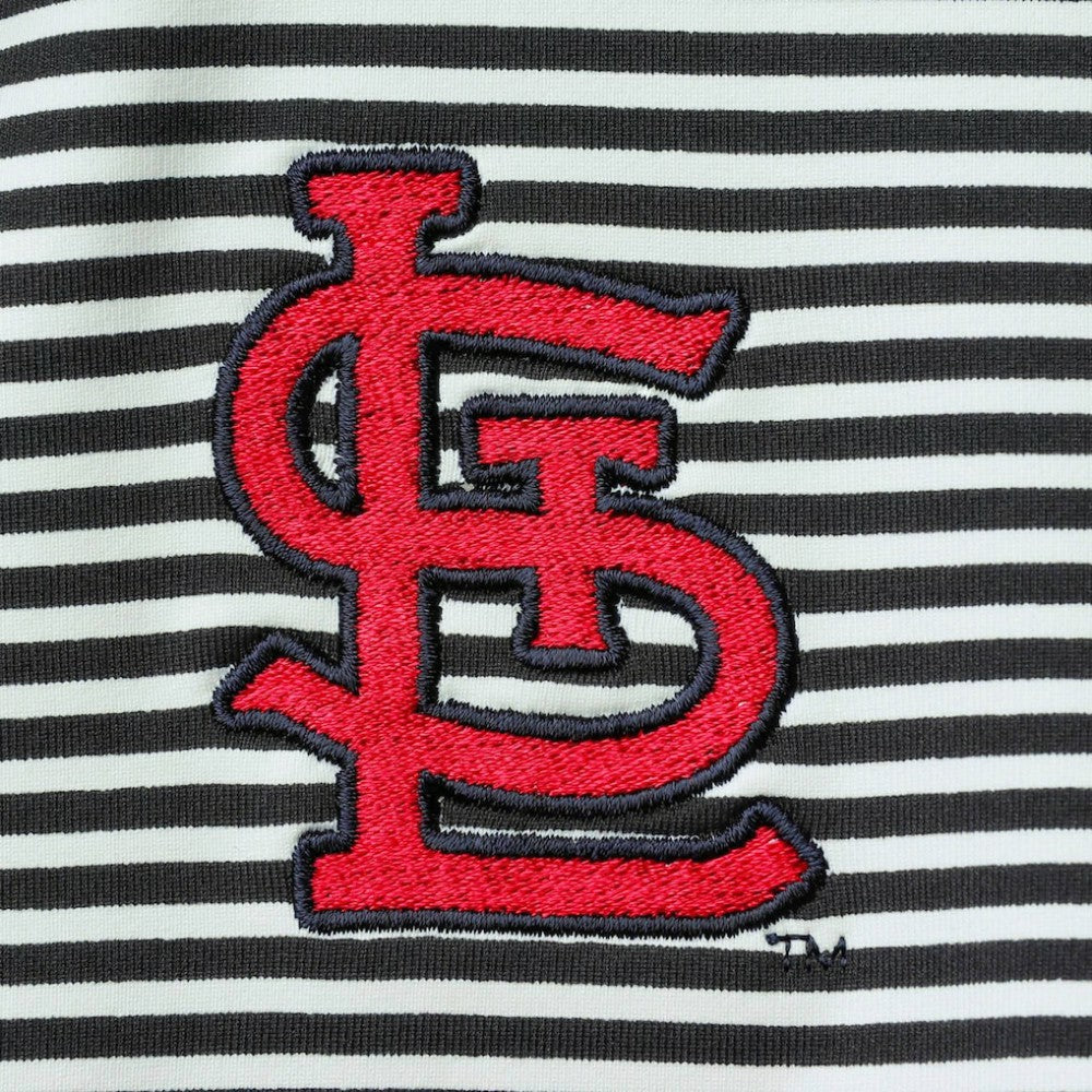 St. Louis Cardinals Tommy Bahama Women's Aubrey Stripe Block IslandZone Half-Zip Jacket Online