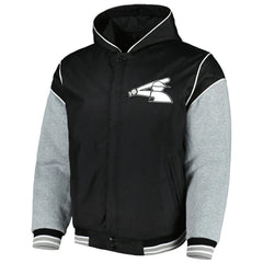 Chicago White Sox JH Design Reversible Fleece Full-Snap Hoodie Jacket Lifestyle