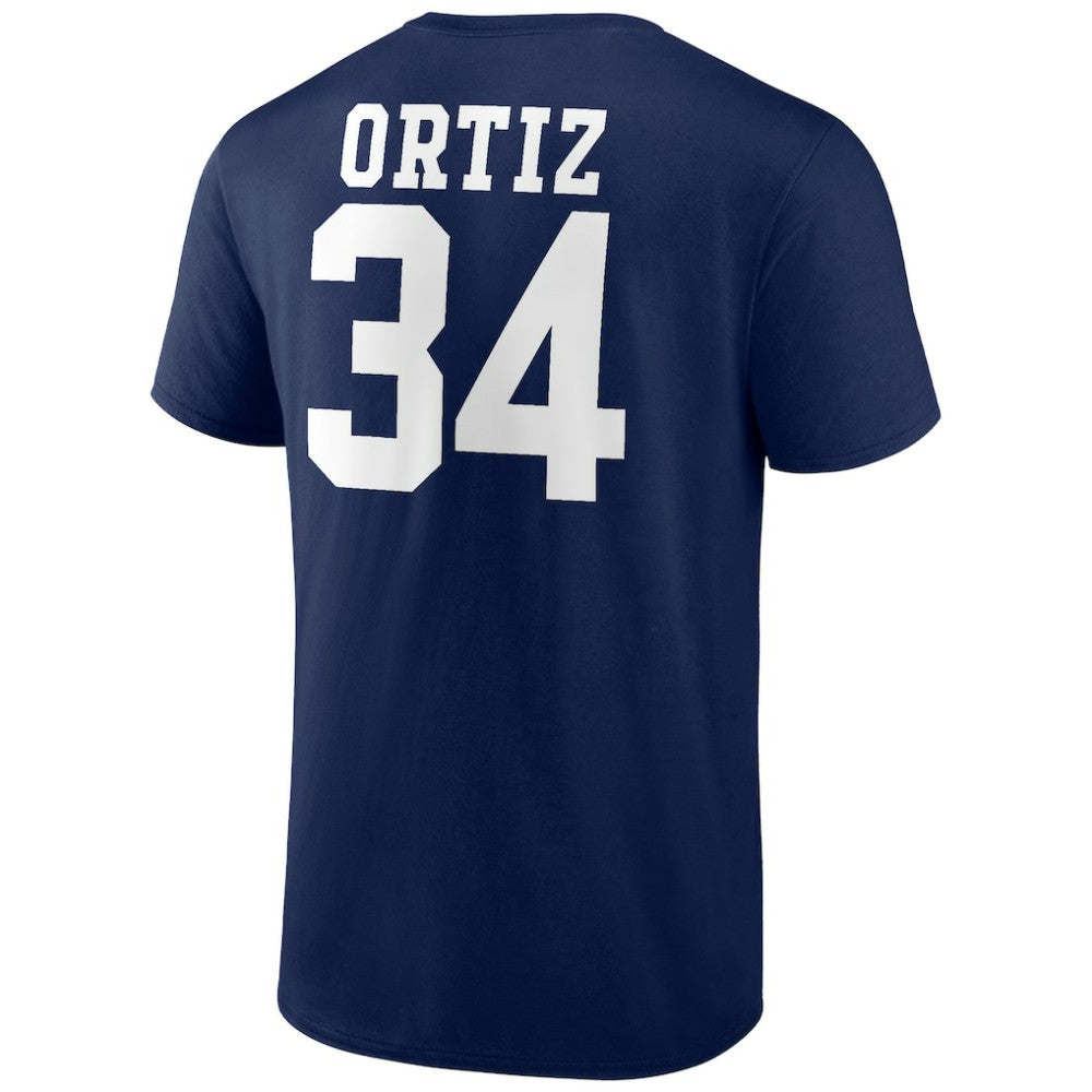 David Ortiz Boston Red Sox Fanatics Logo Graphic T-Shirt Lifestyle