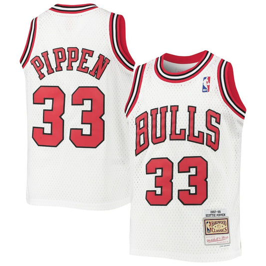 Scottie Pippen Chicago Bulls Youth 1997/98 Hardwood Classics Swingman Jersey sale - White | NBA Jerseys