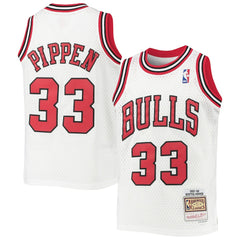 Mitchell & Ness - Scottie Pippen Chicago Bulls Youth 1997/98 Hardwood Classics Swingman Jersey - White
