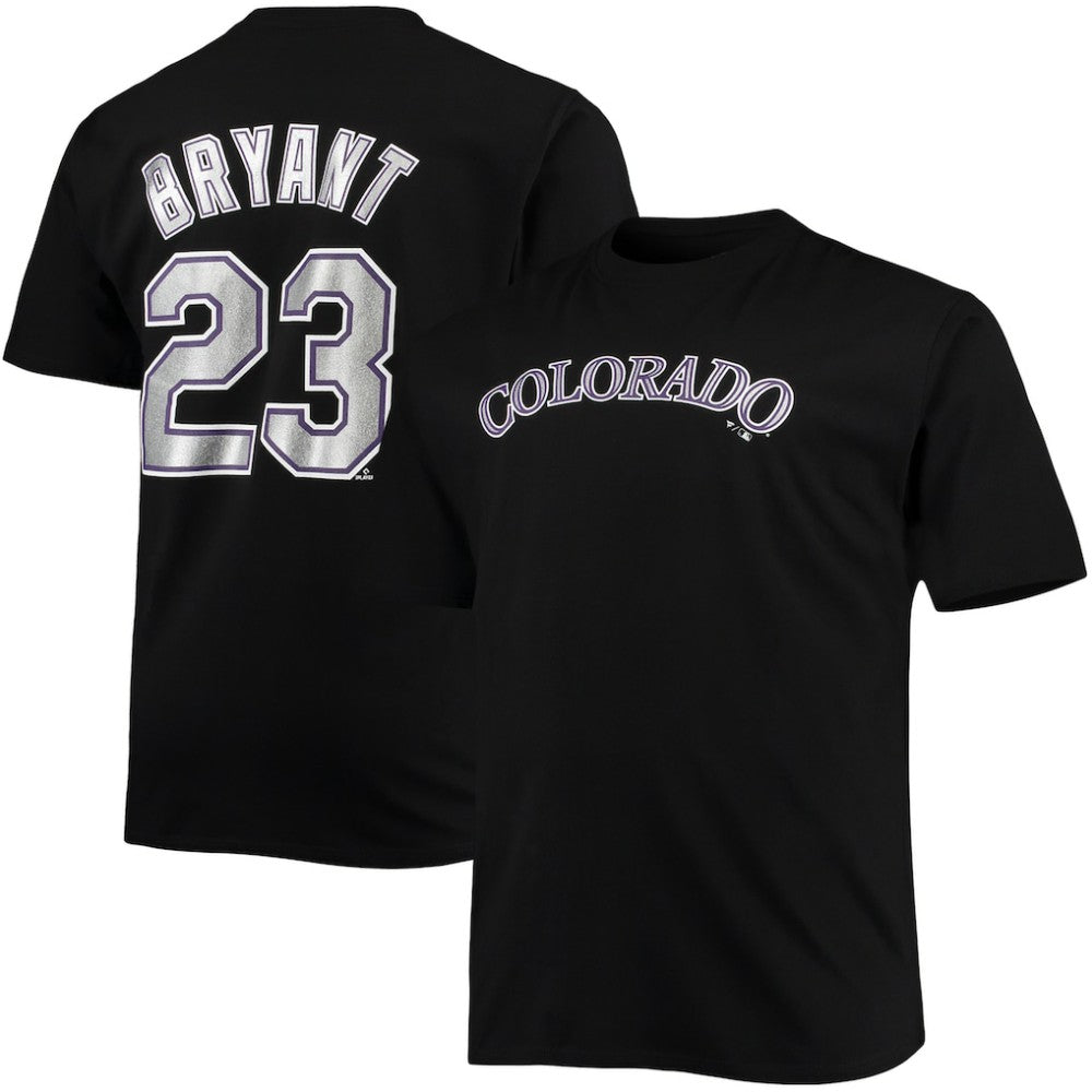 Kris Bryant Colorado Rockies Fanatics Big & Tall Name & Number T-Shirt Sale