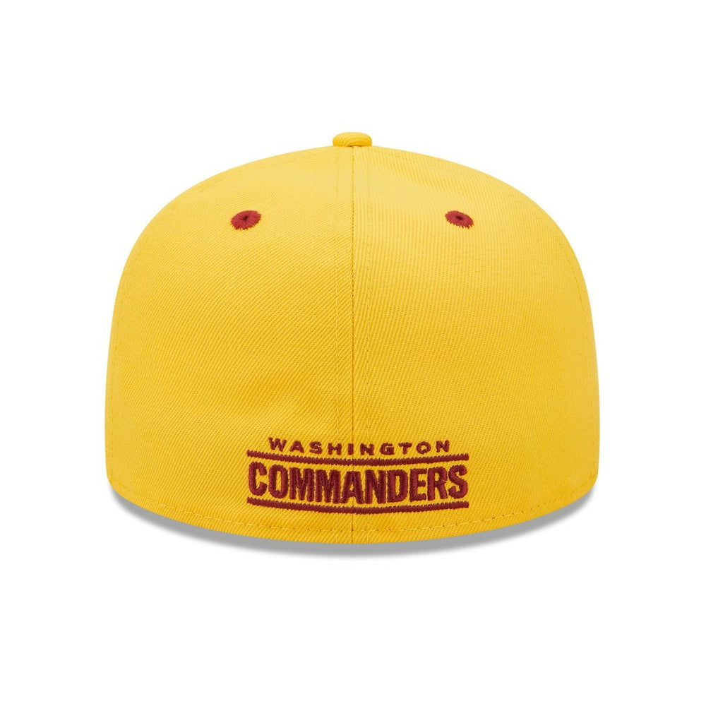 Washington Commanders New Era Flipside 2Tone 59FIFTY Fitted Hat Gold/Burgundy - NFL