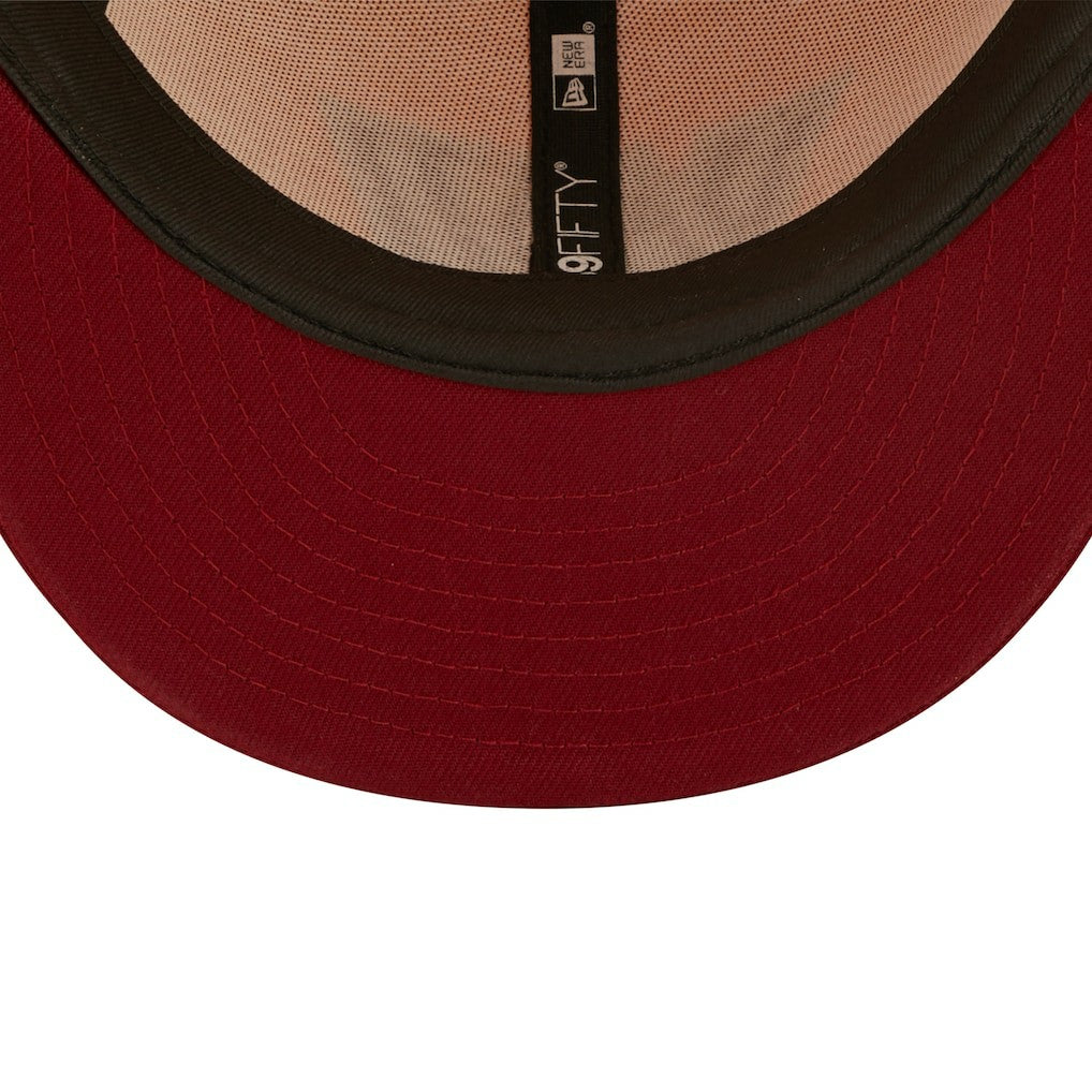 Washington Commanders New Era Flipside 2Tone 59FIFTY Fitted Hat Gold/Burgundy - NFL