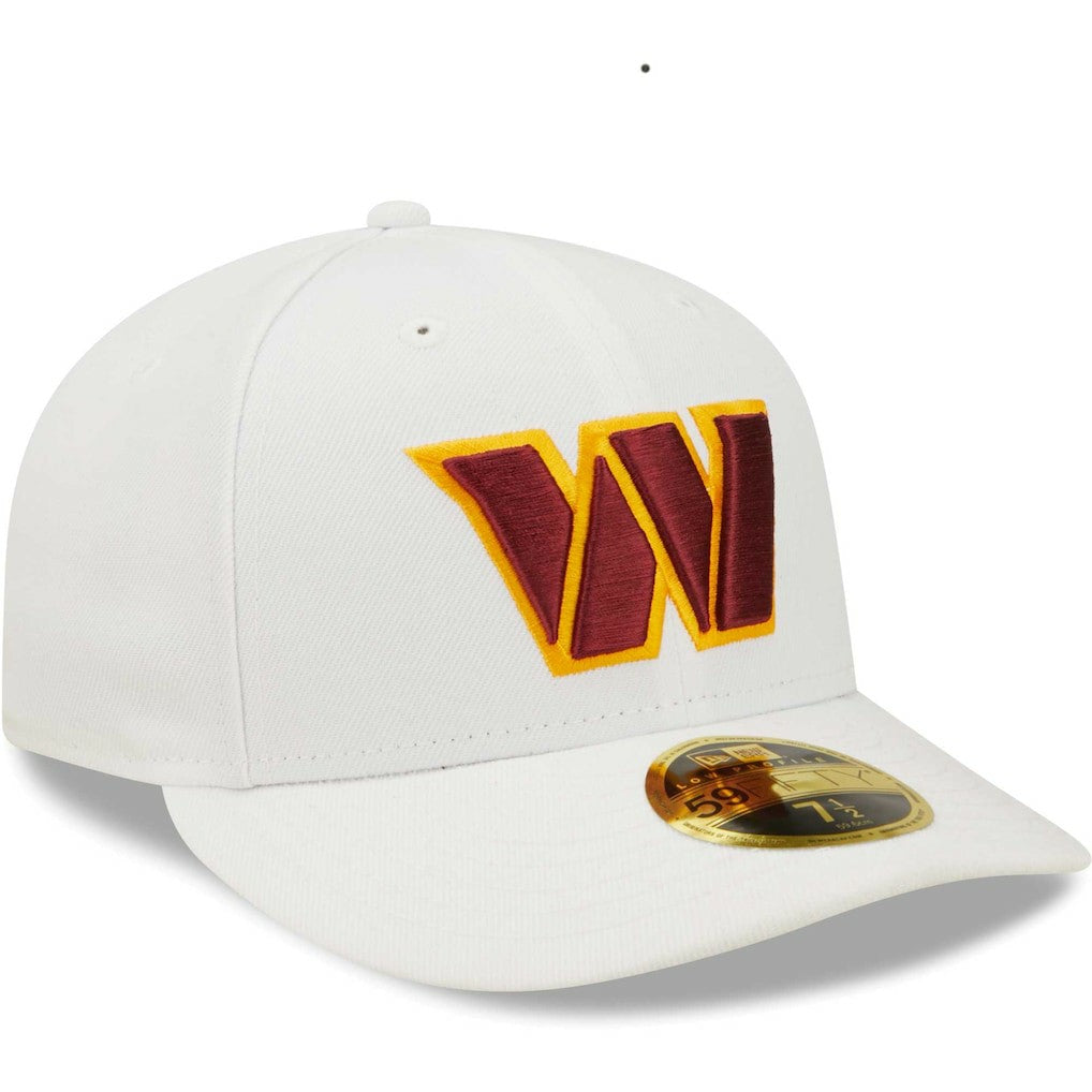 Washington Commanders New Era Omaha Low Profile 59FIFTY Fitted Hat White - NFL