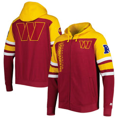 Washington Commanders Starter Extreme Full-Zip Hoodie Jacket Burgundy - NFL