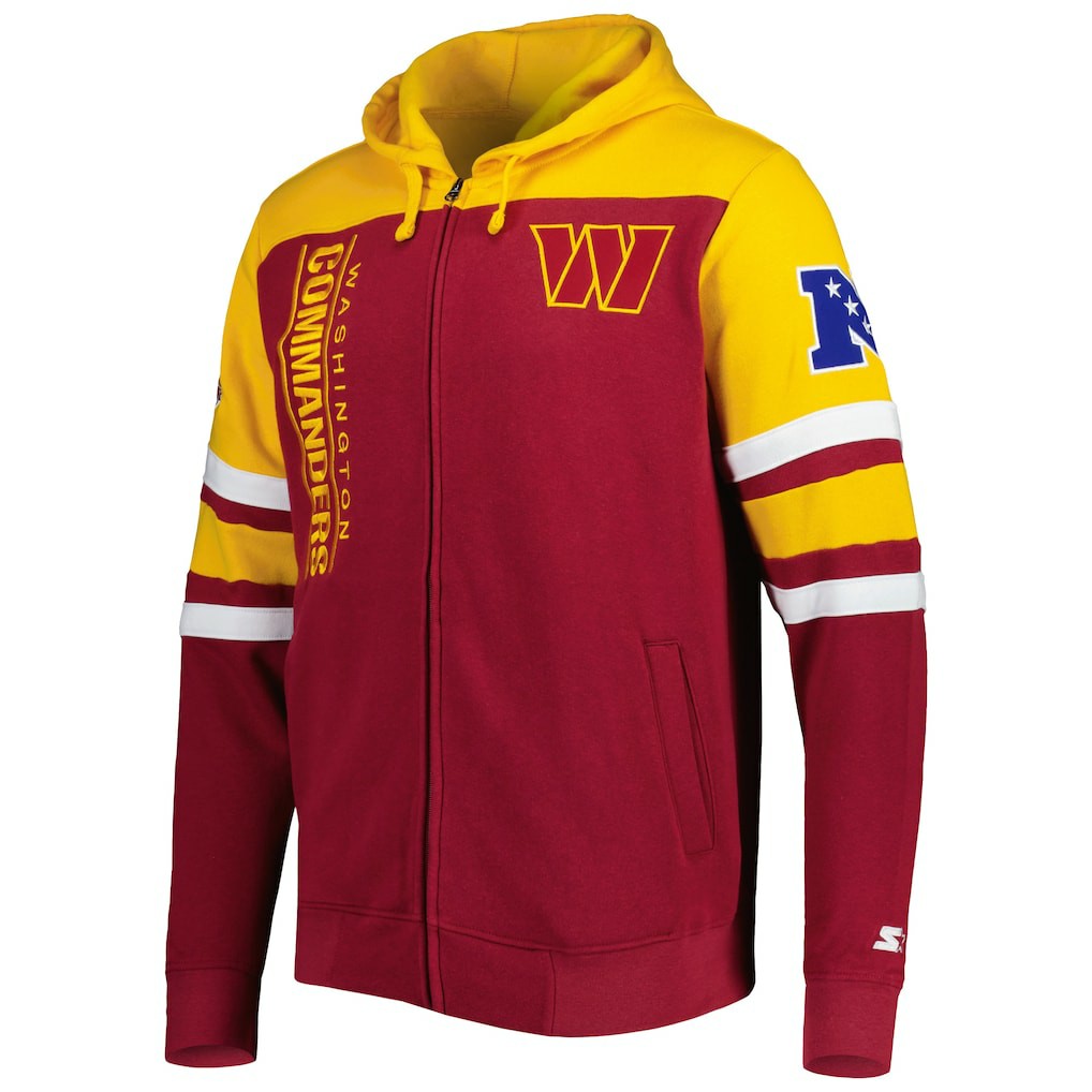 Washington Commanders Starter Extreme Full-Zip Hoodie Jacket Burgundy - NFL