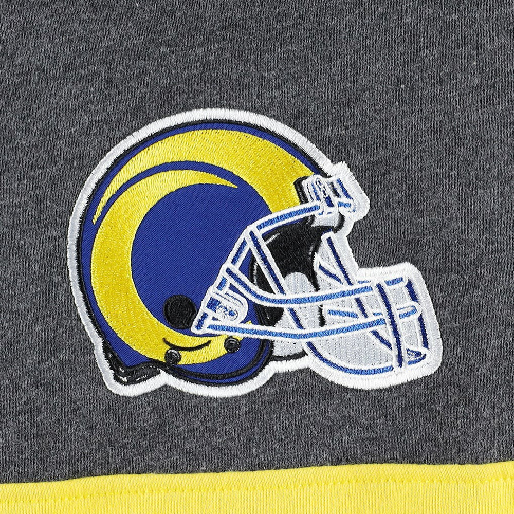 Los Angeles Rams Starter Extreme Pullover Hoodie Heather Charcoal/Royal - NFL