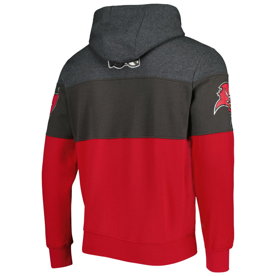 Tampa Bay Buccaneers Starter Extreme Pullover Hoodie Heather Charcoal/Red - NFL