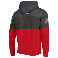 Tampa Bay Buccaneers Starter Extreme Pullover Hoodie Heather Charcoal/Red - NFL