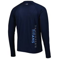 Tennessee Titans MSX by Michael Strahan Interval Long Sleeve Raglan T-Shirt Navy - NFL