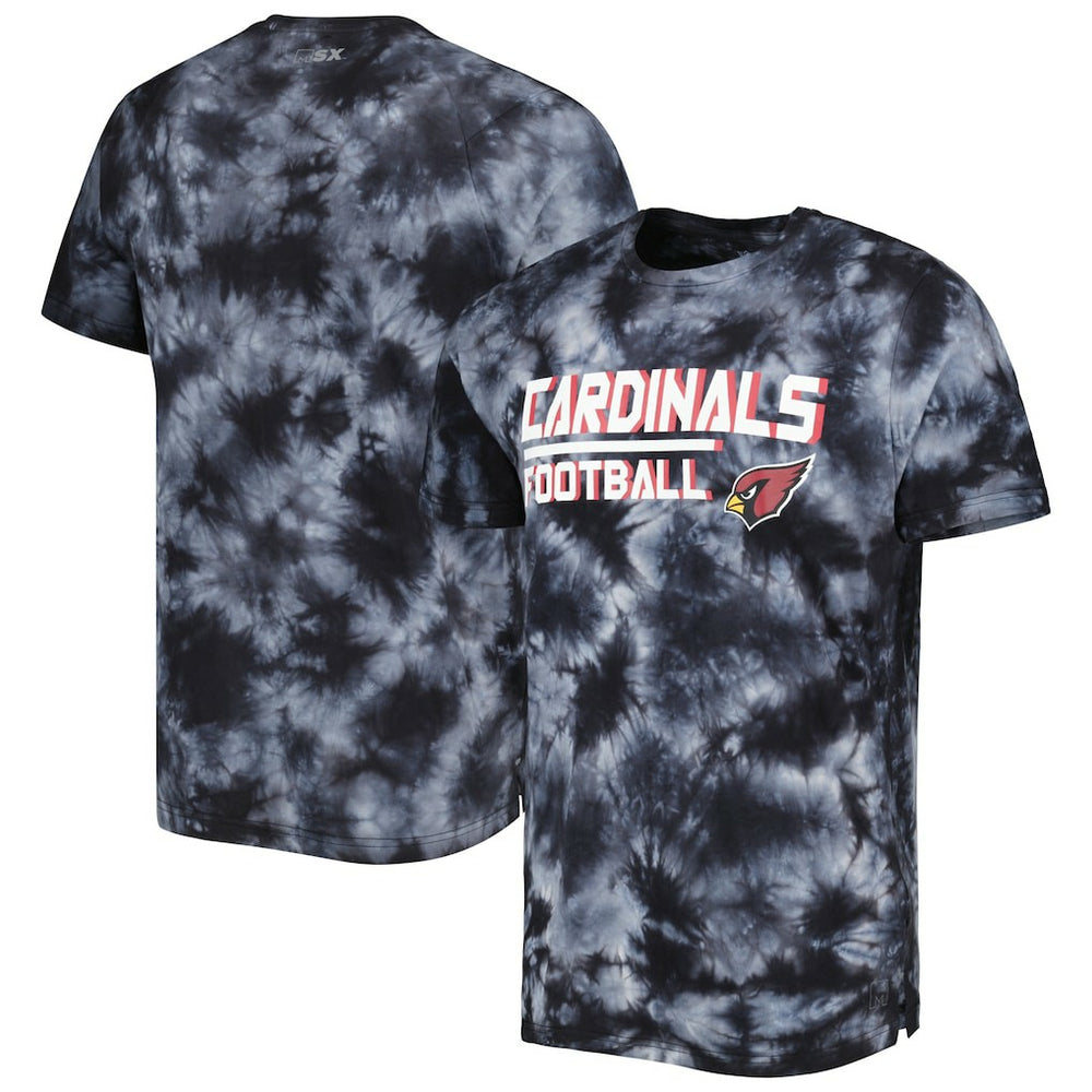 Arizona Cardinals MSX by Michael Strahan Recovery Tie-Dye T-Shirt Black - NFL
