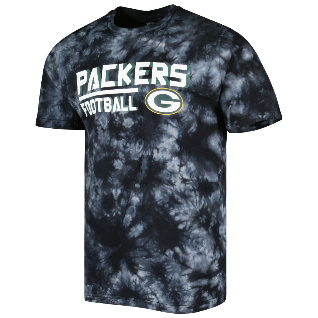 Green Bay Packers MSX by Michael Strahan Recovery Tie-Dye T-Shirt Black - NFL