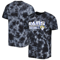 Los Angeles Rams MSX by Michael Strahan Recovery Tie-Dye T-Shirt Black - NFL