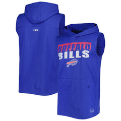 Buffalo Bills MSX by Michael Strahan Relay Sleeveless Pullover Hoodie Royal - NFL