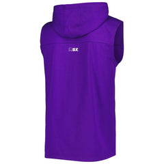 Minnesota Vikings MSX by Michael Strahan Relay Sleeveless Pullover Hoodie Purple - NFL