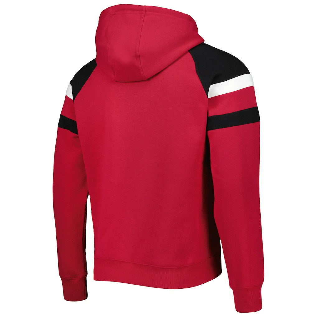 Arizona Cardinals Starter Draft Fleece Raglan Pullover Hoodie Cardinal - NFL
