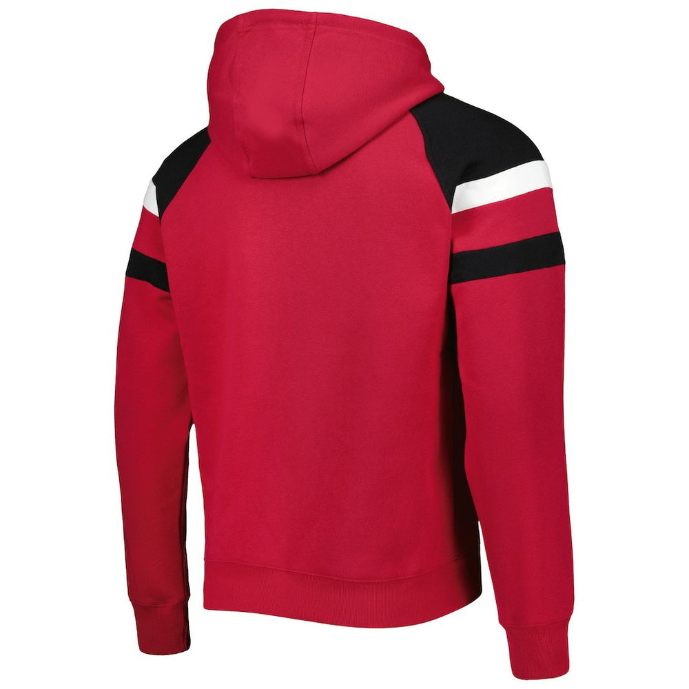 Arizona Cardinals Starter Draft Fleece Raglan Pullover Hoodie Cardinal - NFL