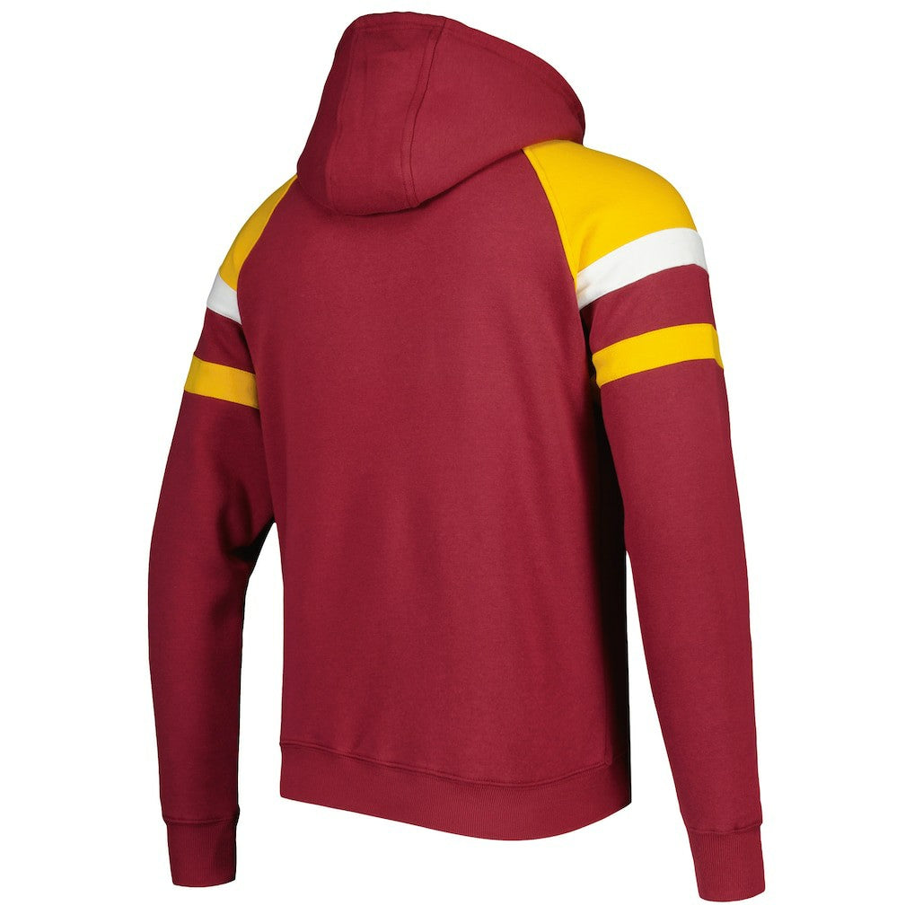 Washington Commanders Starter Draft Fleece Raglan Pullover Hoodie Burgundy - NFL