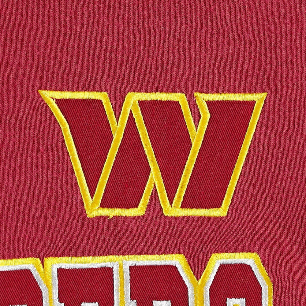 Washington Commanders Starter Draft Fleece Raglan Pullover Hoodie Burgundy - NFL