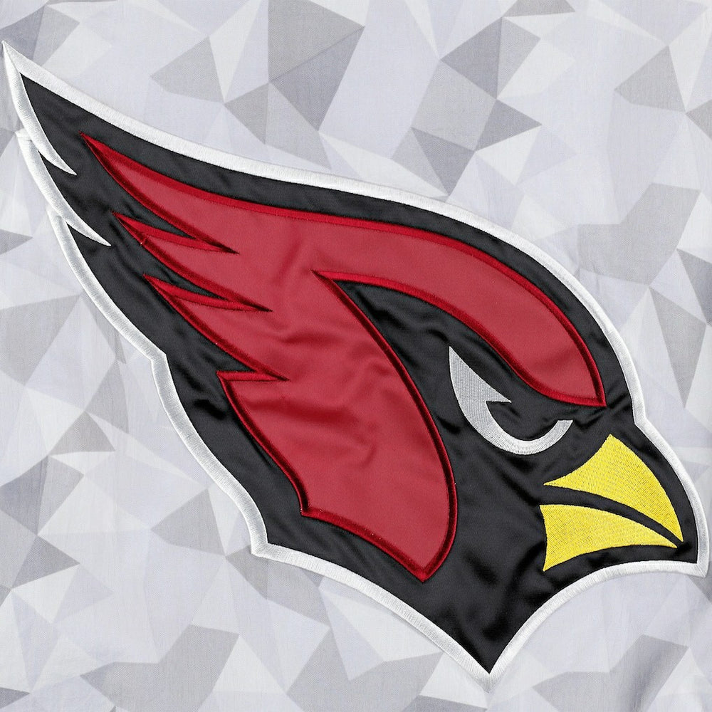 Arizona Cardinals Starter Thursday Night Gridiron Raglan Half-Zip Hooded Jacket White/Cardinal - NFL