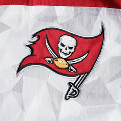 Tampa Bay Buccaneers Starter Thursday Night Gridiron Raglan Half-Zip Hooded Jacket White/Red - NFL