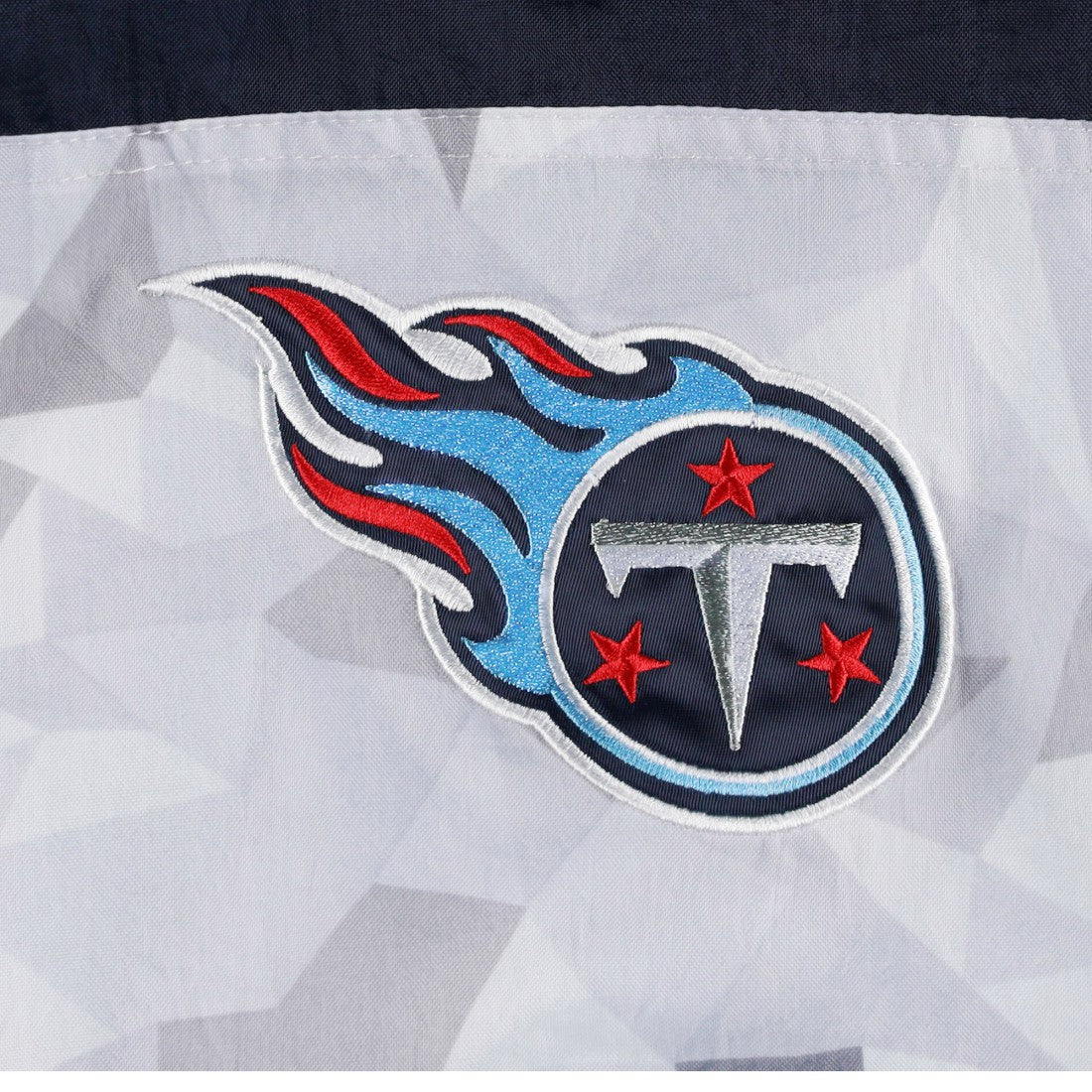 Tennessee Titans Starter Thursday Night Gridiron Raglan Half-Zip Hooded Jacket White/Navy - NFL