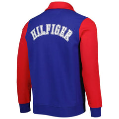 Buffalo Bills Tommy Hilfiger Aiden Quarter-Zip Sweatshirt Royal/Red - NFL