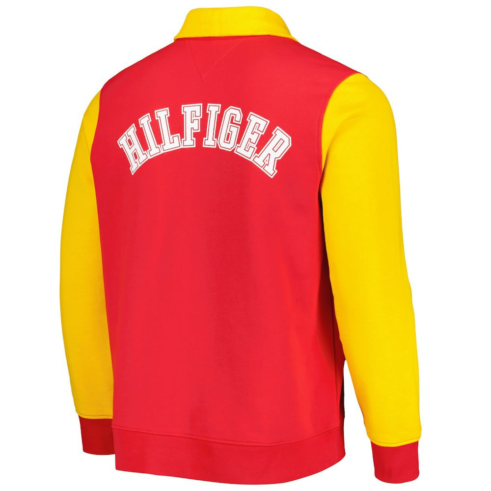 Kansas City Chiefs Tommy Hilfiger Aiden Quarter-Zip Sweatshirt Red/Gold - NFL