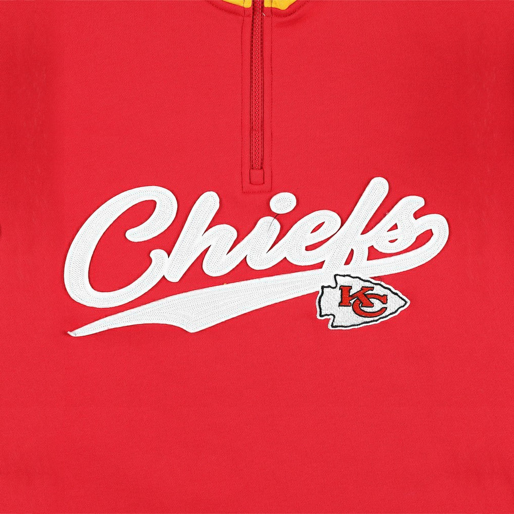 Kansas City Chiefs Tommy Hilfiger Aiden Quarter-Zip Sweatshirt Red/Gold - NFL