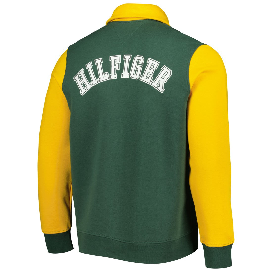 Green Bay Packers Tommy Hilfiger Aiden Quarter-Zip Sweatshirt Green/Gold - NFL