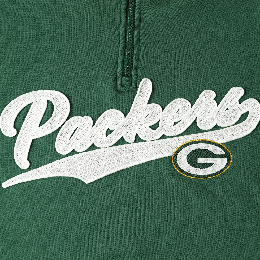 Green Bay Packers Tommy Hilfiger Aiden Quarter-Zip Sweatshirt Green/Gold - NFL