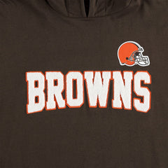 Cleveland Browns Tommy Hilfiger Alex Long Sleeve Hoodie T-Shirt Brown/White - NFL