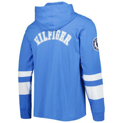 Los Angeles Chargers Tommy Hilfiger Alex Long Sleeve Hoodie T-Shirt Powder Blue/White - NFL