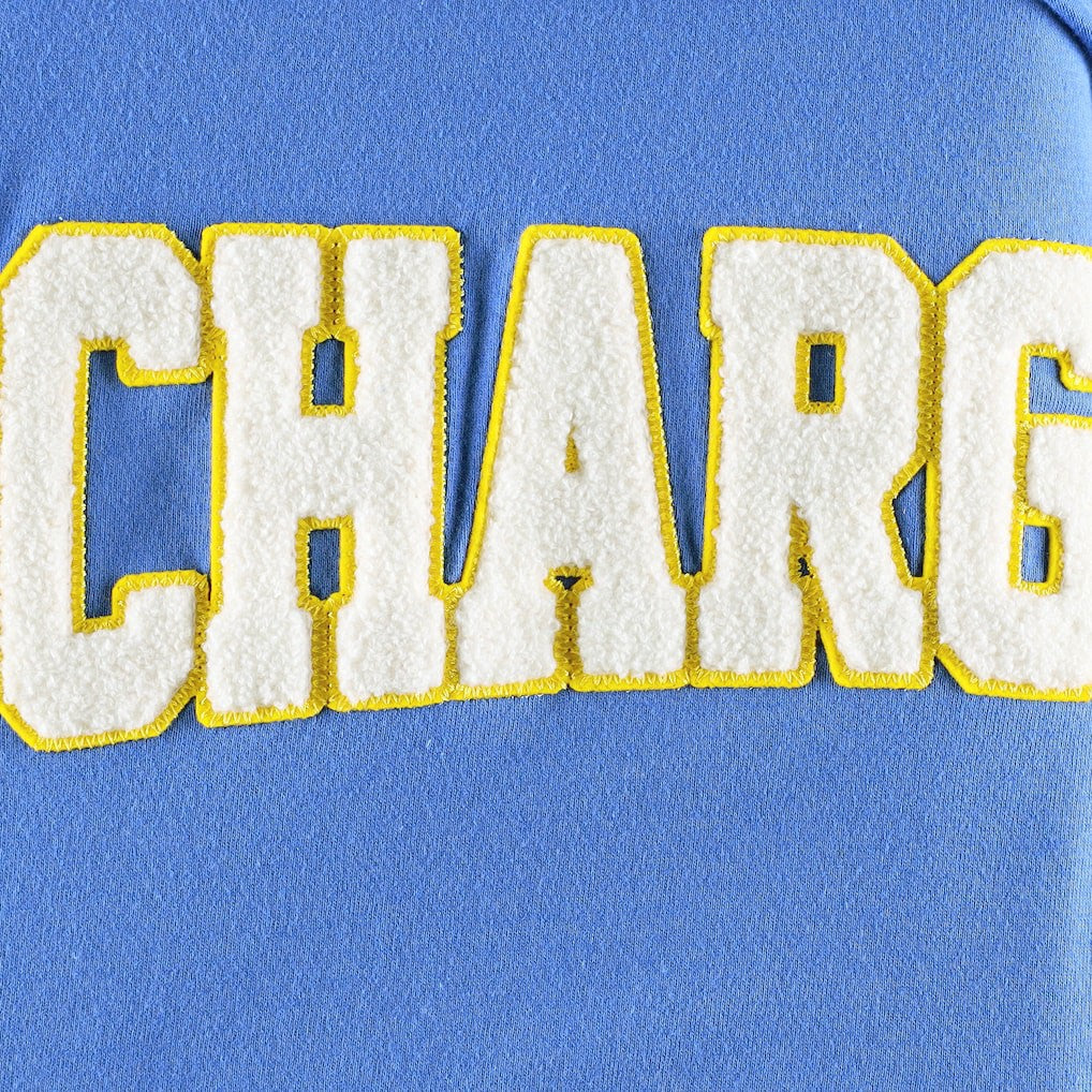 Los Angeles Chargers Tommy Hilfiger Alex Long Sleeve Hoodie T-Shirt Powder Blue/White - NFL
