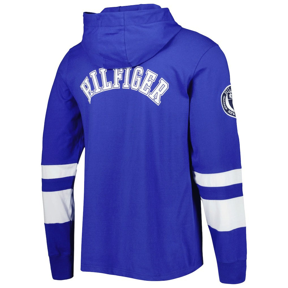 Los Angeles Rams Tommy Hilfiger Alex Long Sleeve Hoodie T-Shirt Royal/White - NFL