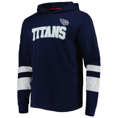 Tennessee Titans Tommy Hilfiger Alex Long Sleeve Hoodie T-Shirt Navy/White - NFL