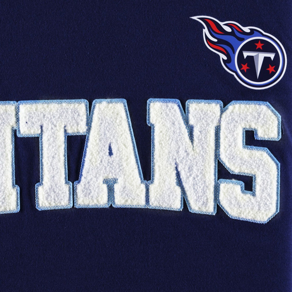 Tennessee Titans Tommy Hilfiger Alex Long Sleeve Hoodie T-Shirt Navy/White - NFL
