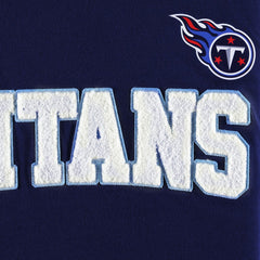 Tennessee Titans Tommy Hilfiger Alex Long Sleeve Hoodie T-Shirt Navy/White - NFL