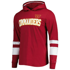 Washington Commanders Tommy Hilfiger Alex Long Sleeve Hoodie T-Shirt Burgundy/White - NFL