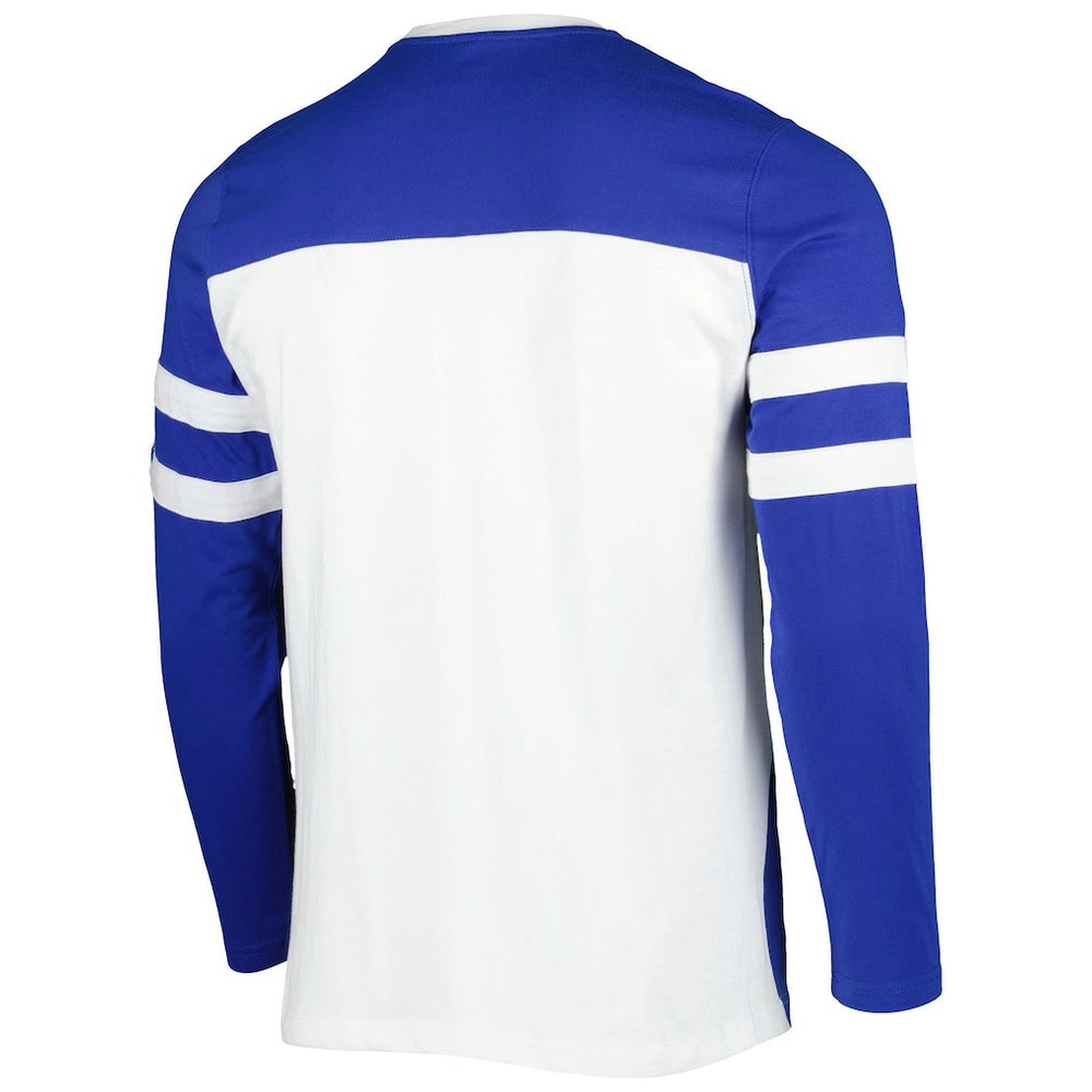 Indianapolis Colts Starter Halftime Long Sleeve T-Shirt Royal/White - NFL