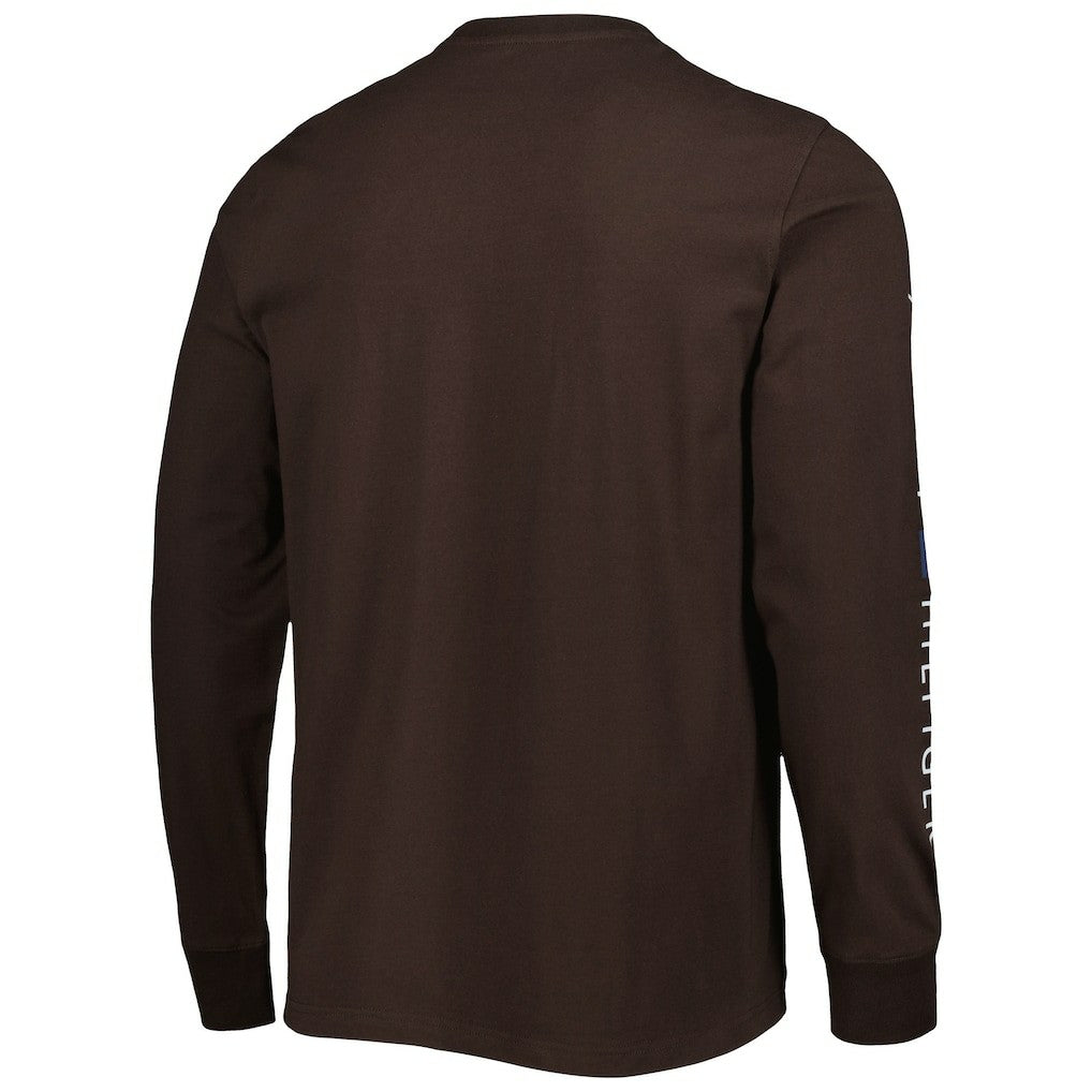 Cleveland Browns Tommy Hilfiger Peter Team Long Sleeve T-Shirt Brown - NFL