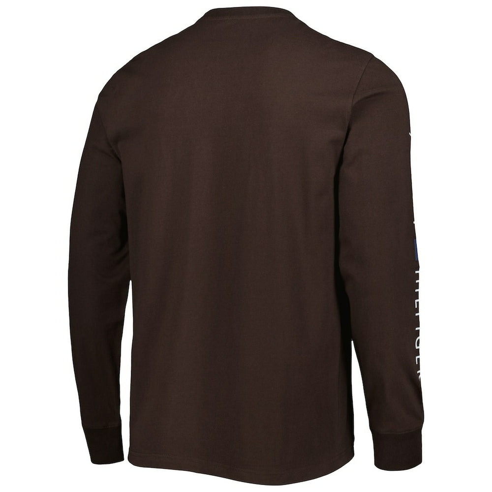 Cleveland Browns Tommy Hilfiger Peter Team Long Sleeve T-Shirt Brown - NFL