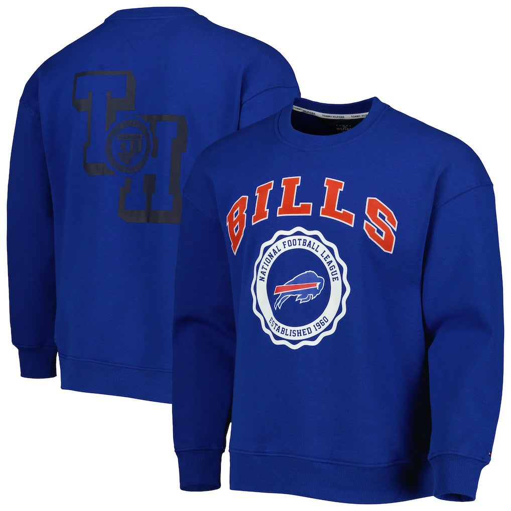 Buffalo Bills Tommy Hilfiger Ronald Crew Sweatshirt Royal - NFL