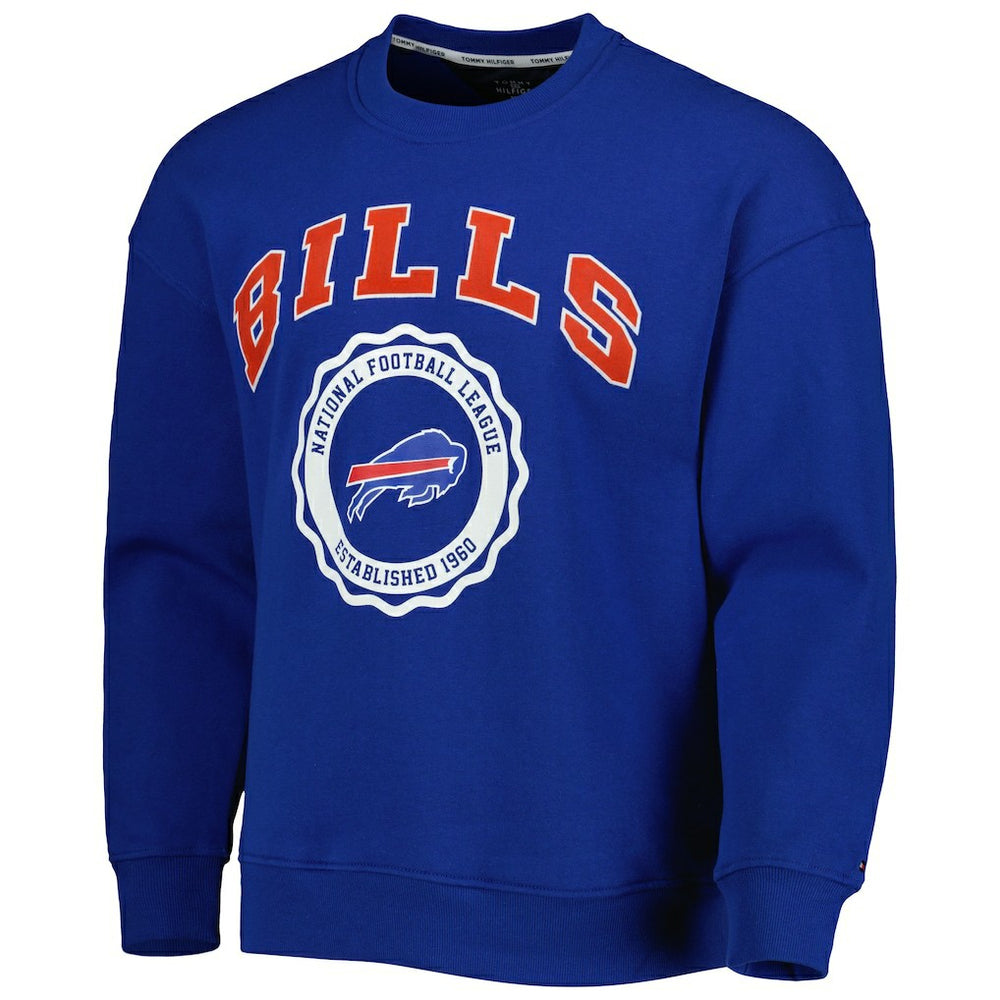 Buffalo Bills Tommy Hilfiger Ronald Crew Sweatshirt Royal - NFL