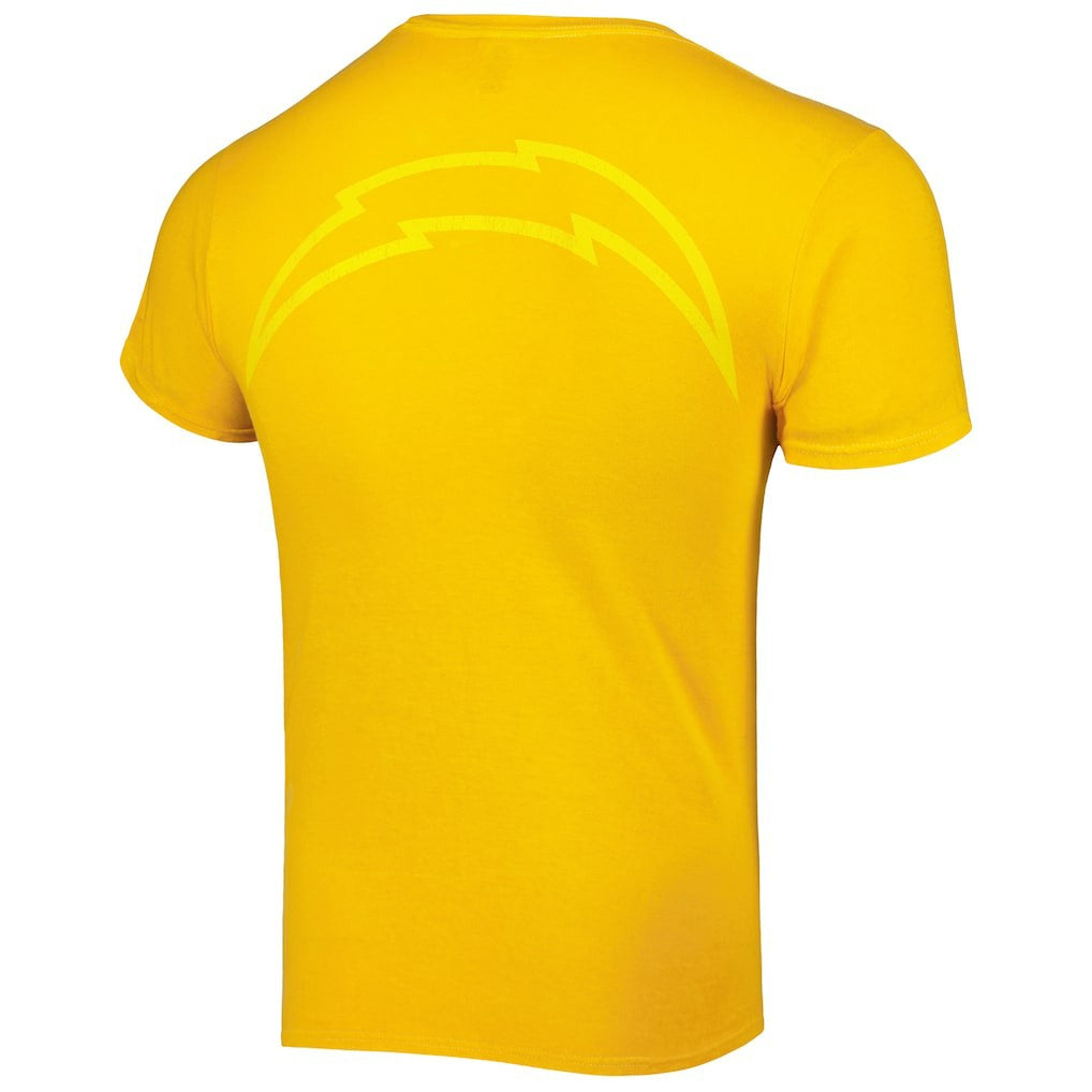 Los Angeles Chargers '47 Fast Track Tonal Highlight T-Shirt Gold - 47 brand